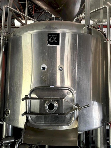 Alpha Brewing Operations 30 Barrel 2 Vessel Brew System, Grist Case and Oversized Heat Exchanger, 2015