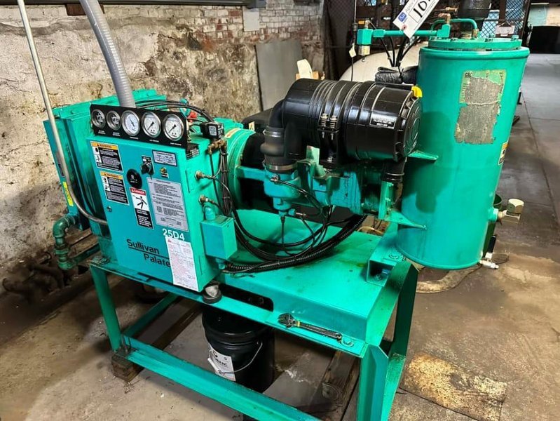 25 HP SULLIVAN PALATEK MODEL #2SD4 AIR COMPRESSOR: YOBRO #23834