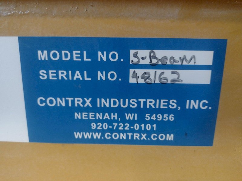 3 TON 6000 LBS CONTRX CRANES SPREADER BAR WITH ROLL HOOKS: STOCK #16539