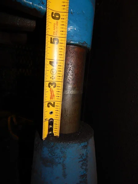 USED TISHKEN 12 TON CUT-OFF PRESS MODEL CO-4-2