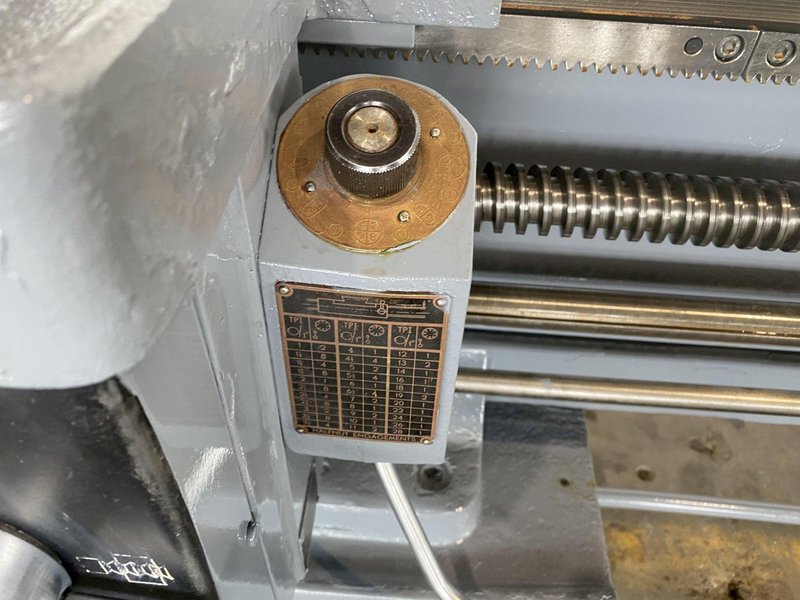 21&quot; x 120&quot; TARNOW TUJ 50X3000 ENGINE LATHE. STOCK #0743222.