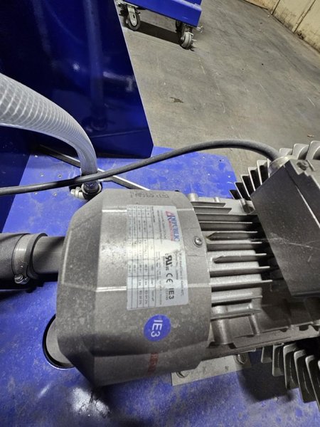 3″ Davis-Standard Super Blue 75MM Extruder with BPM Bay Plastics Machinery WBX1210-15 Water Bath, EVAK-06 Vacuum Air Knives, and SB 100 Pelletizer, 2014
