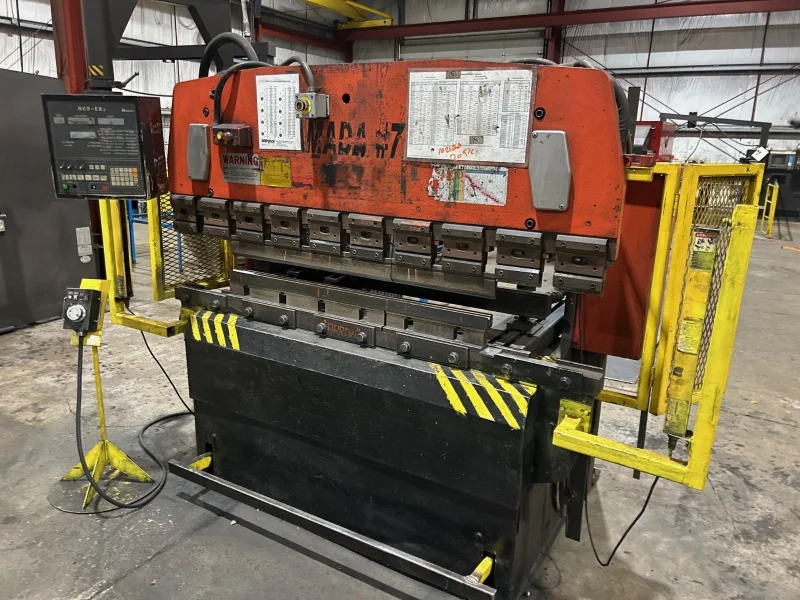 50 TON AMADA RG50 CNC HYDRAULIC PRESS BRAKE: YOBRO #24848