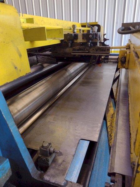60" x 14 GA X 20,000 LB IOWA PRECISION MODEL #SLR6014-2.5 SLITTING CUT TO LENGTH COIL SLEAR LINE: YOBRO #26015