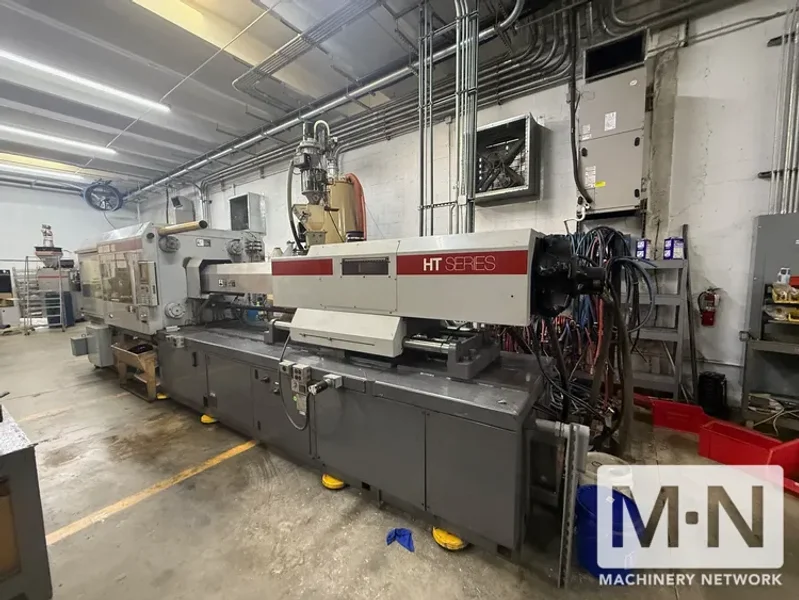 400 TON 59 OZ VAN DORN MODEL 400HT-2800 INJECTION MOLDING MACHINE MFG 1998