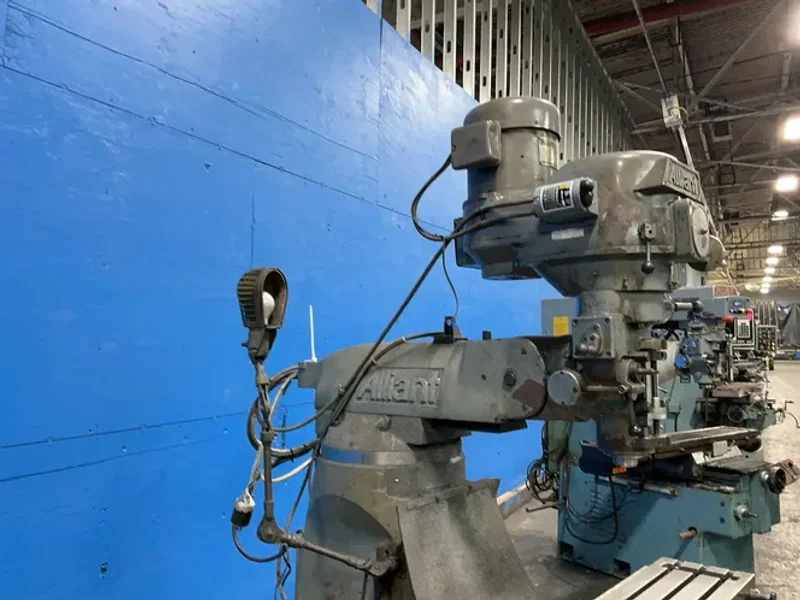 ALLIANT 9” X 42” VERTICAL MILL  -  ALLIANT 11/TMV