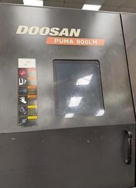 2015 DOOSAN Puma 800LM CNC Lathe - 60HP, 32" Chuck, Live Tooling