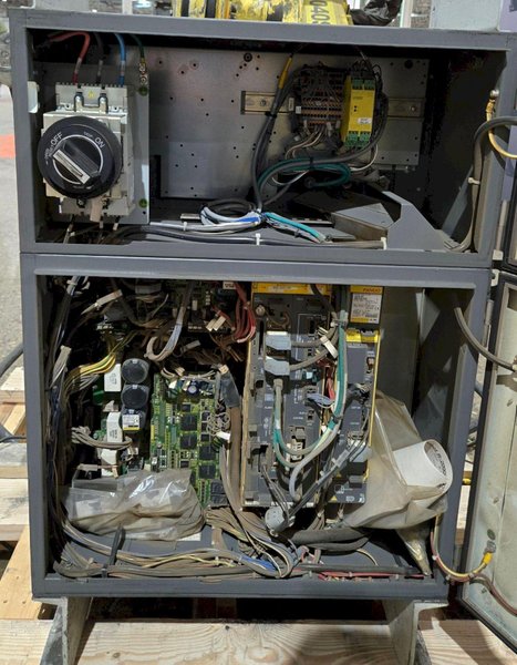 FANUC R-2000IB/210F + R30IB ROBOT ARM AND CONTROL CABINET – NO PENDANT USED