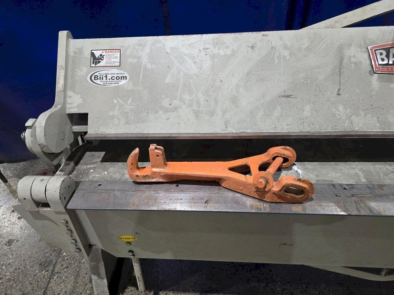 BAILEIGH BB-9612 FINGER BRAKE 96″ LENGTH 12 GAUGE CAPACITY USED