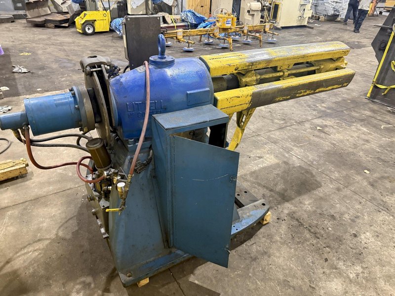 10,000 LBS X 48" LITTELL MODEL #90-48 PULL OFF COIL REEL UNCOILER: YOBRO #25748