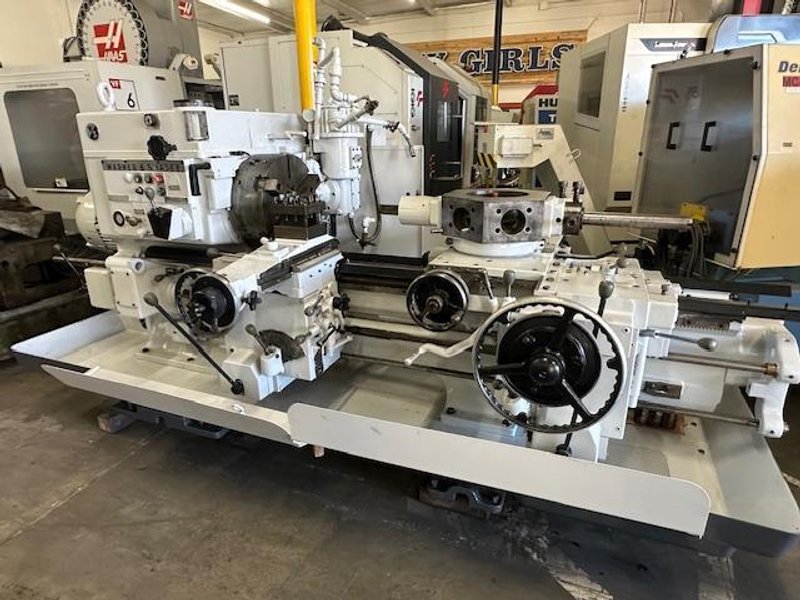Warner &amp; Swasey 2A Square Head Saddle Type Turret Lathe w/ 3-3/4” Hole