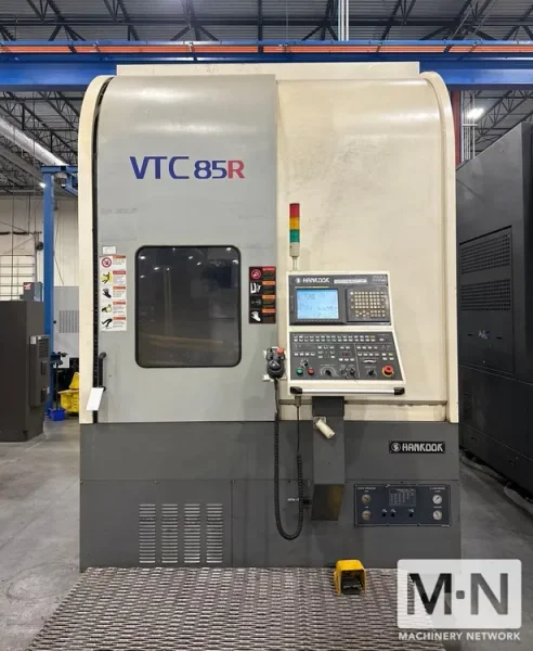 Reduced Pricing: Hankook VTC-85R-MC CNC 3-Axis Vertical Boring Mill, 2010 w/ Live Milling