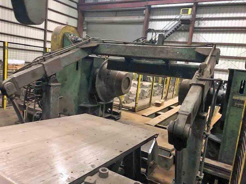 72" x 0.250" x 80,000# Herr Voss Cut To Length Line