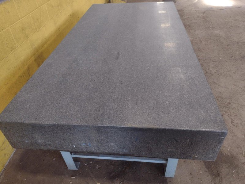 8&#039; X 4&#039; X 10&quot; CHALLENGE PRECISION LAYOUT INSPECTION GRANITE TABLE: STOCK #23801