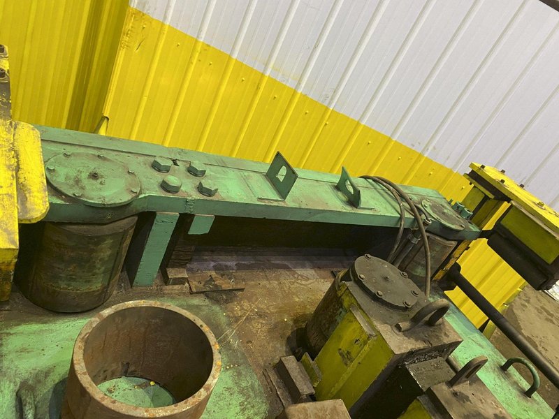 100 TON HYDRAULIC CAMBERING PRESS / POWERED SWEEP BENDER: STOCK #15860