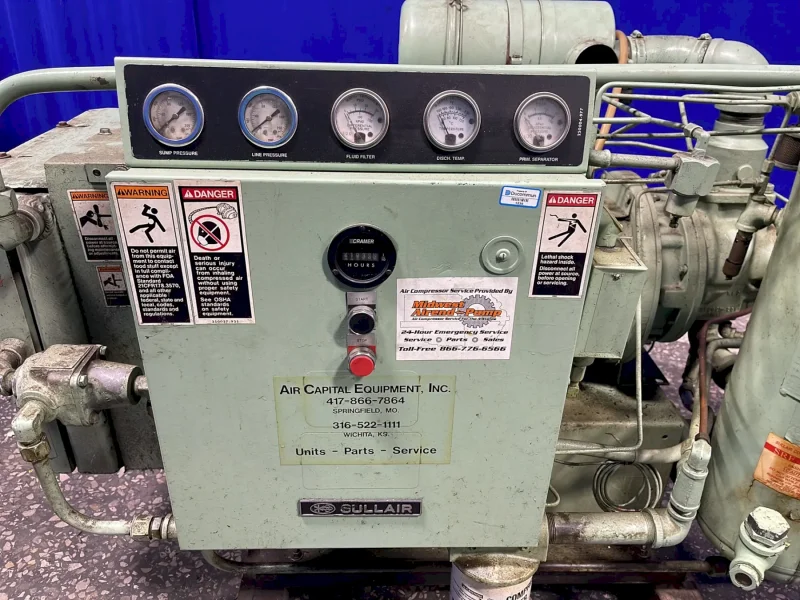 SULLAIR 115/125 PSIG AIR COMPRESSOR  -  10-40 AC/AC