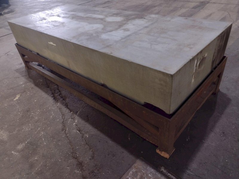 10&#039; x 4&#039; X 16&quot; PRECISION GRANITE SURFACE PLATE W/ TABLE STAND: STOCK #19003
