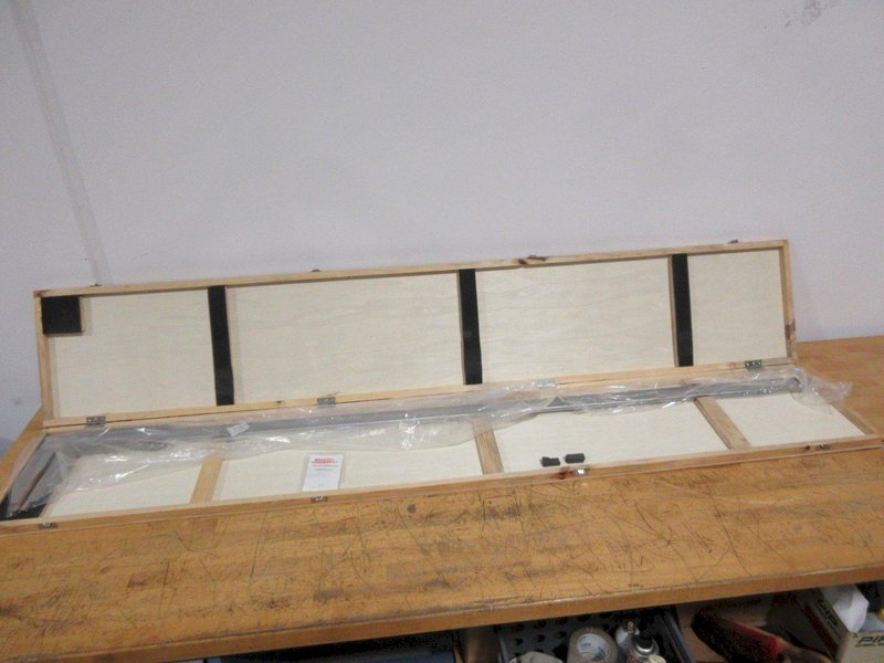 SPI Heavy Duty 60" Vernier Caliper, In Wood Case, NEW - Auction Item