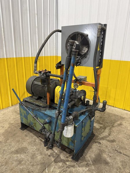 15 HP HYDRAULIC POWER UNIT INCLUDING TANK AND CHILLER : YOBRO #25414