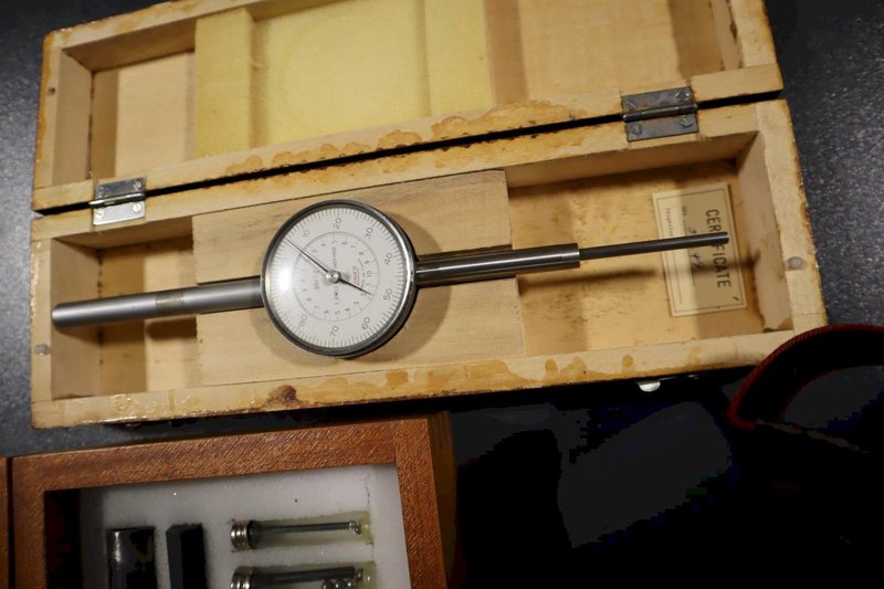 Links 0-2" Dial Travel Indicator, Ball Gage Set, SPI Coaxial Indicator .0005"- Auction Item
