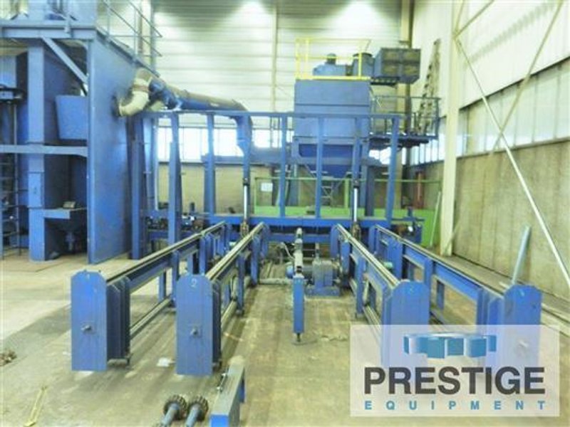 Wheelabrator Schlick RB 2600 Plate 6-Wheel Vertical Through Feed Shotblaster