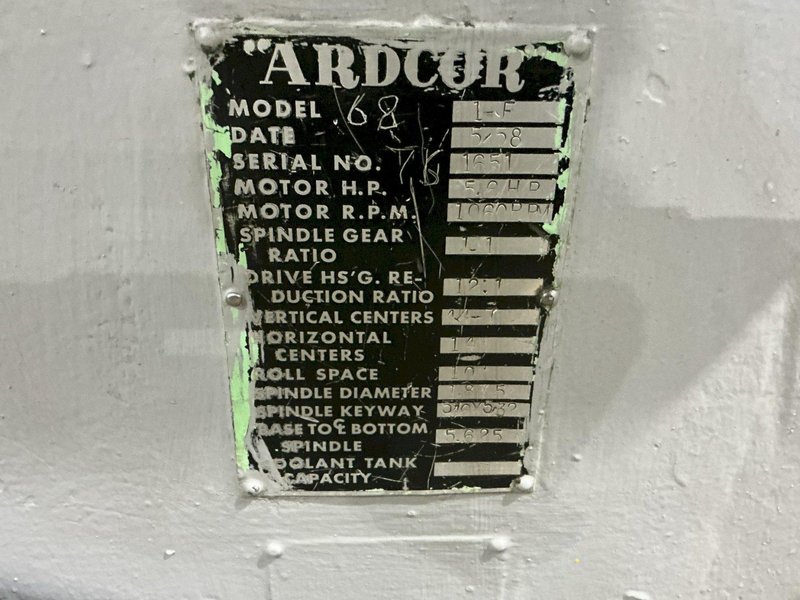 6 STAND X 1.5" ARDCOR MODEL #1-F ROLLFORMER: YOBRO #25222