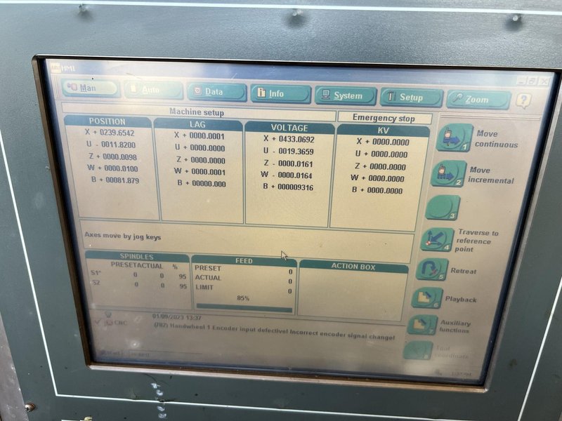 Used, 4th Axis Tubular Counterbore and Drilling Machine