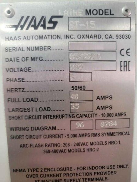 Haas ST-15 CNC Turning Center – 2019