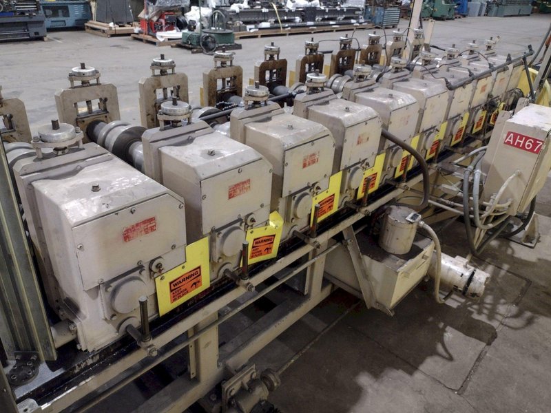 10 STAND X 2.5&quot; X 21&quot; KANE &amp; ROACH MODEL #2ST-CRFM ADJUSTABLE WIDTH &quot;C &amp; Z PROFILE&quot; ROLLFORMER: STOCK #11366