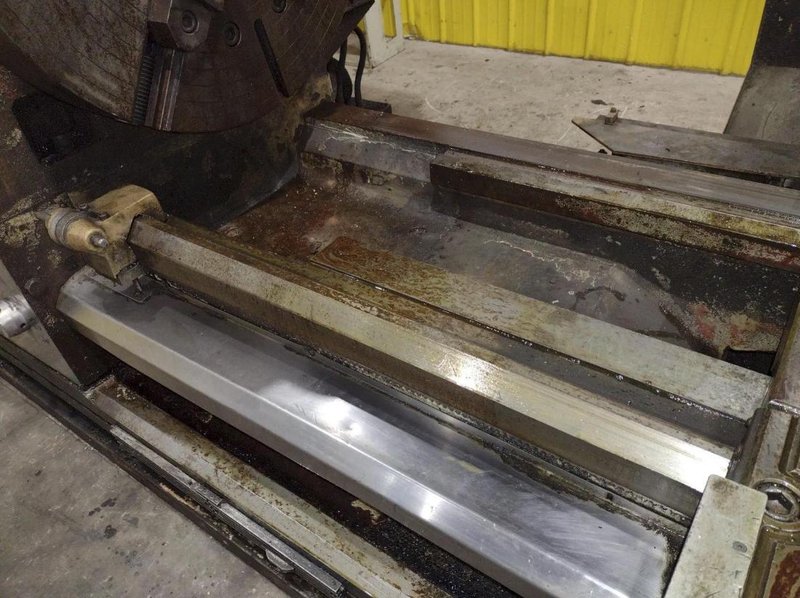 35" X 120" WILLIS PK35 HOLLOW SPINDLE ENGINE LATHE 10" HOLE. STOCK # 0547226
