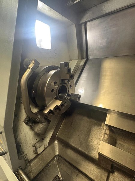Samsung SL‑35A/1500 CNC Lathe, 2012 – Tool Presetter, Tailstock, 4.5″ Bar Cap