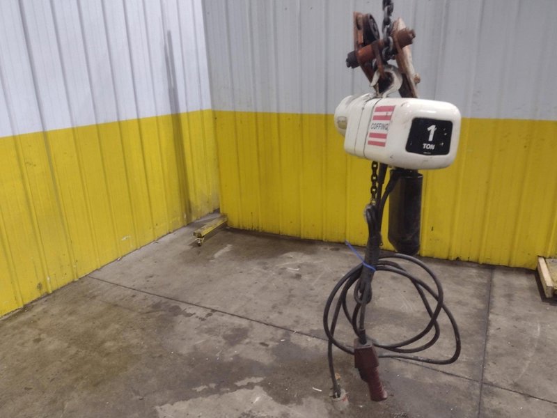 1 TON COFFING HOIST: STOCK #22474