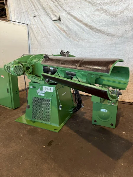 10,000 LBS X 48” X 72&quot; OD ASC MODEL #10D48D22/5H200 DOUBLE END COIL REEL UNCOILER: STOCK #23383