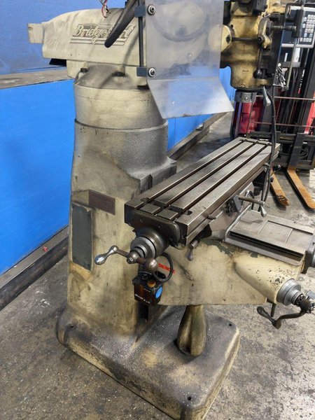 BRIDGEPORT 42” X 9” VERTICAL MILL