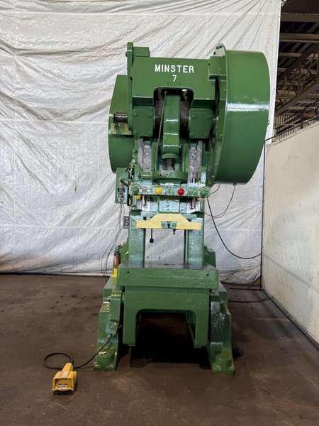 75 TON MINSTER # 7 BACK GEARED OBI PRESS. STOCK # 1218825.