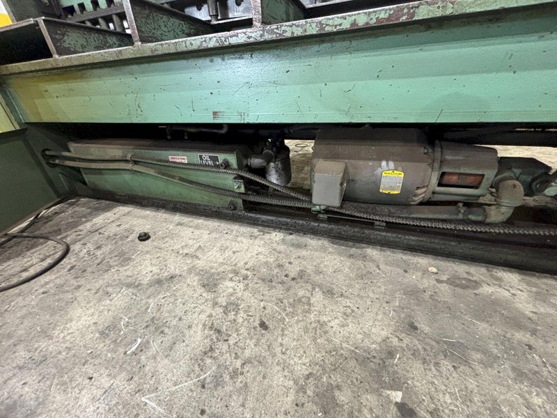 8&#039; X 1/4&quot; BETENBENDER HYDRAULIC POWER STEEL SQUARING SHEAR: STOCK #23332