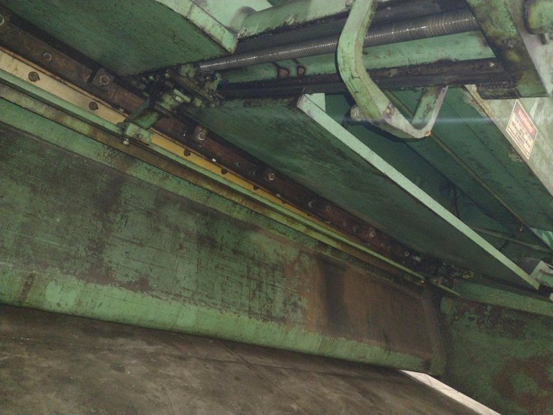 10&#039; X 1/4&quot; ACCURPRESS MODEL #825010 LP HYDRAULIC SHEAR: YOBRO #24451