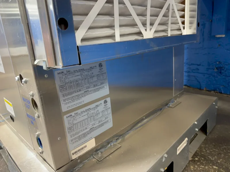 AAON DANDELION HEAT PUMP  -  WVA-048-E-0-1-4-AA0-JC