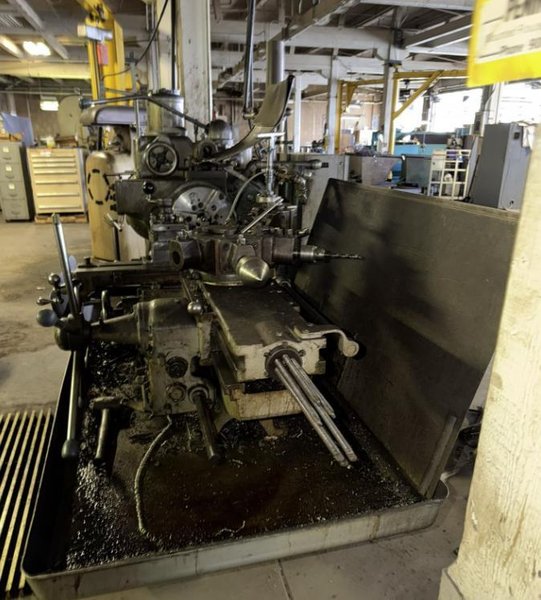 WARNER &amp; SWASEY 4A 6-POST TURRET LATHE WITH TOOLING. STOCK # 0545726