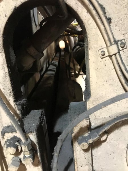 10' X 1/4" CINCINNATI 250HS HYDRAULIC SQUARING SHEAR. STOCK # 0417923