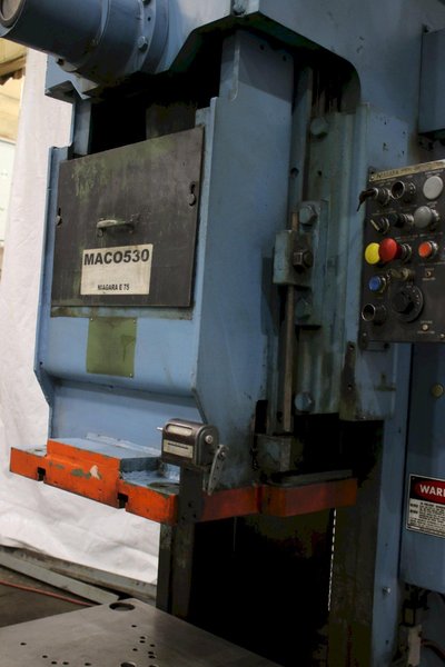 75 TON NIAGARA MODEL #E-75 OBI PRESS: STOCK #75877