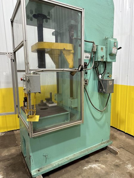 50 TON HANNIFIN MODEL F500-41-SP C-FRAME HYDRAULIC PRESS: STOCK #12233