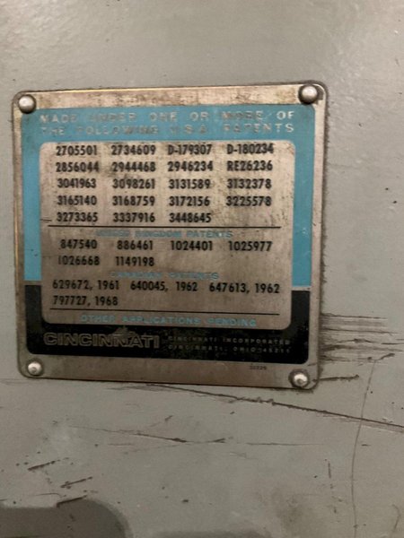 CINCINNATI 3D10 HYDRAULIC POWER SQUARING SHEAR USED