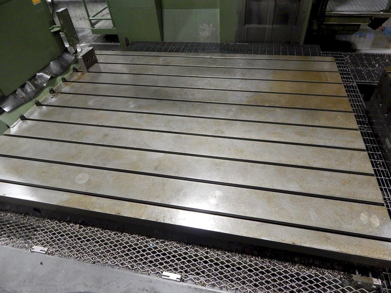 Parpas ML-120 CNC Floor Type Boring Mill, 2007 – 7 Axis, 5″ Spindle, Universal Head, 90 Degree Head, Under Power