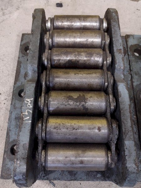 (4) 15 TON HILLMAN ROLLER TYPE MODEL #15-0T NARROW MACHINE SKATES: STOCK # 23000