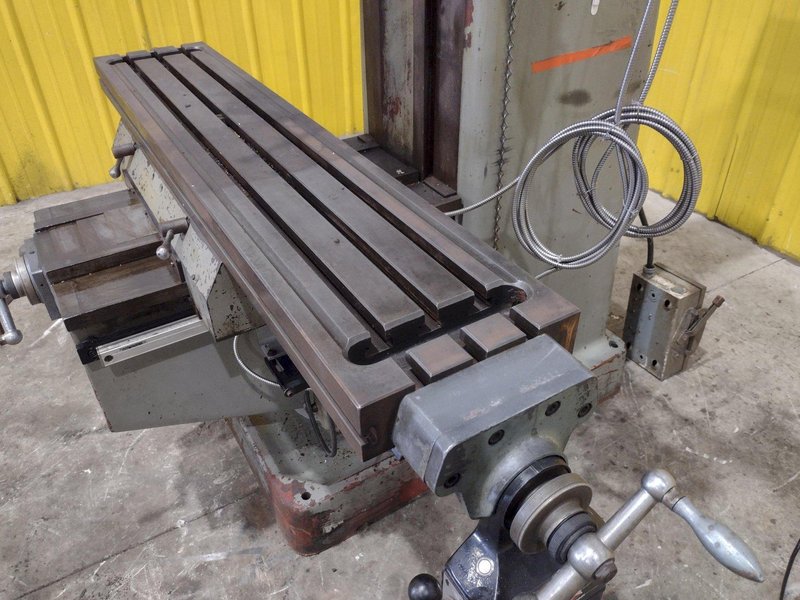 3 HP SHARP VERTICAL RAM TYPE KNEE MILL DRO &amp; POWER FEED : YOBRO #25318