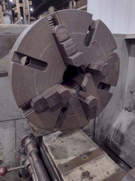17" x 108" CLAUSING COLCHESTER MODEL #17 ENGINE LATHE, 3.25" HOLE: STOCK #14660