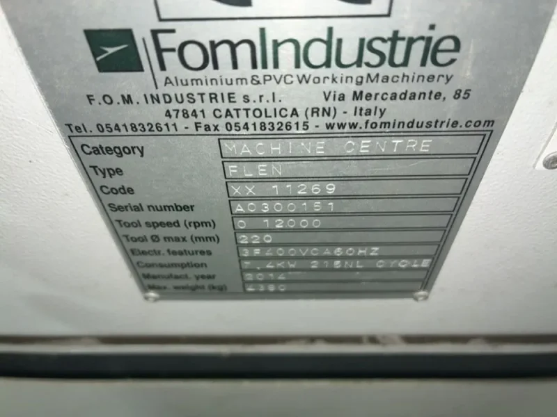FROMINDUSTRIE MACHINING CENTER  -  FLEN