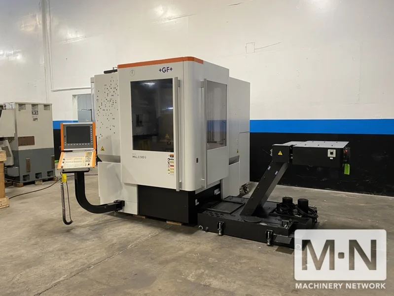 GF Mikron E 500 U 5-Axis CNC Vertical Machining Center, 2018 - 1k Cutting Hours