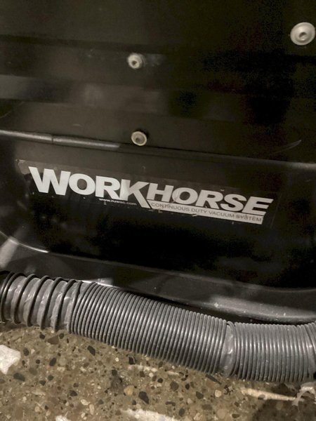 RUWAC DS1000-EX EXPLOSION PROOF INDUSTRIAL VACUUM USED WITH HOSE